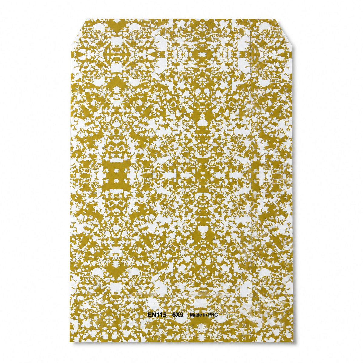 jewelry bag - 100 Gold Rose Paper Envelopes EN115 side view