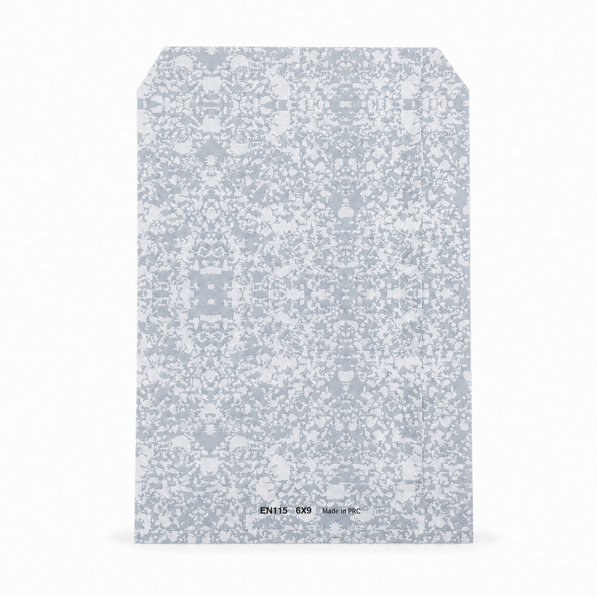 jewelry bag - 100 Silver Rose Paper Envelopes EN125 side view