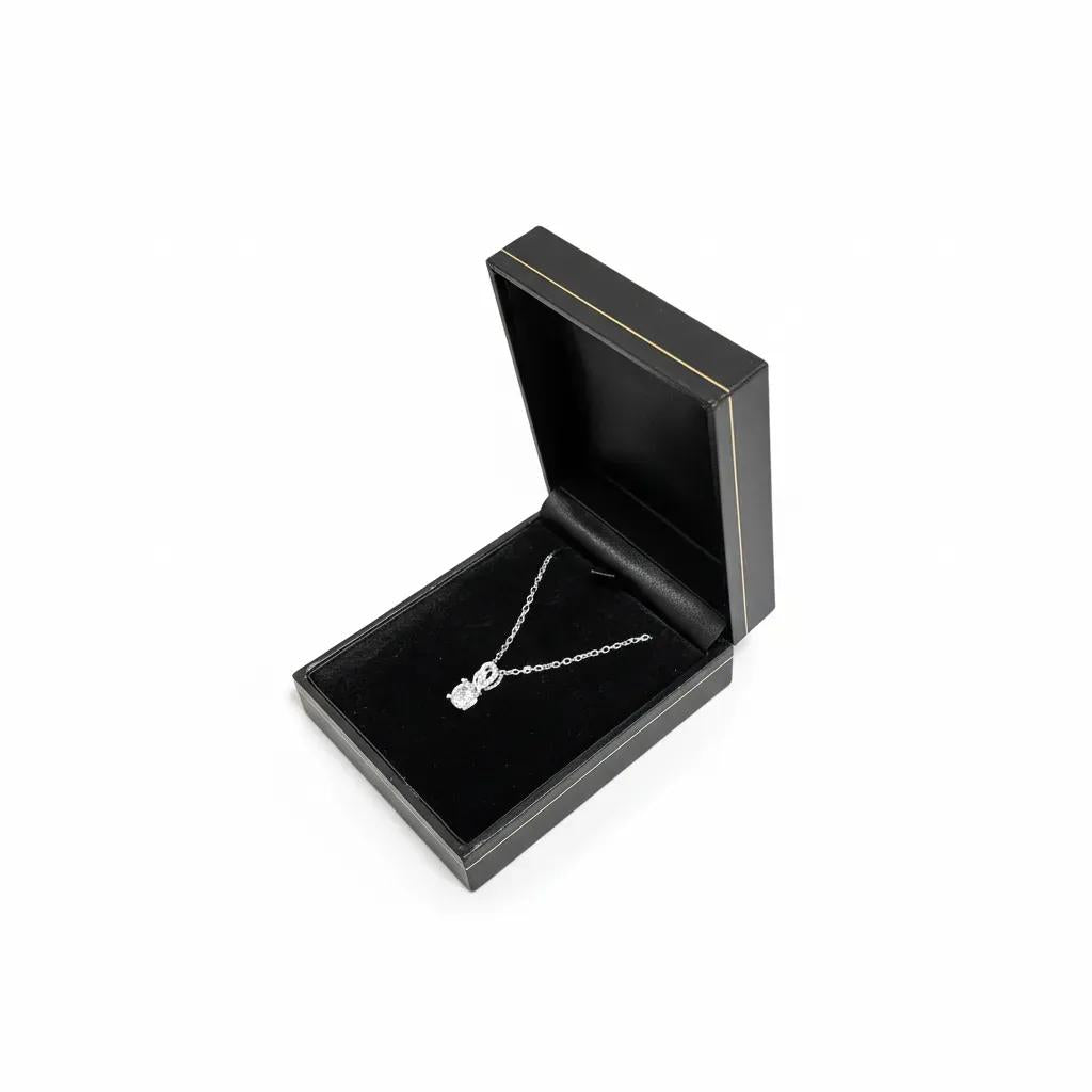 jewelry box - 6pcs Black Gold Boxes LP9(BK BK) side view
