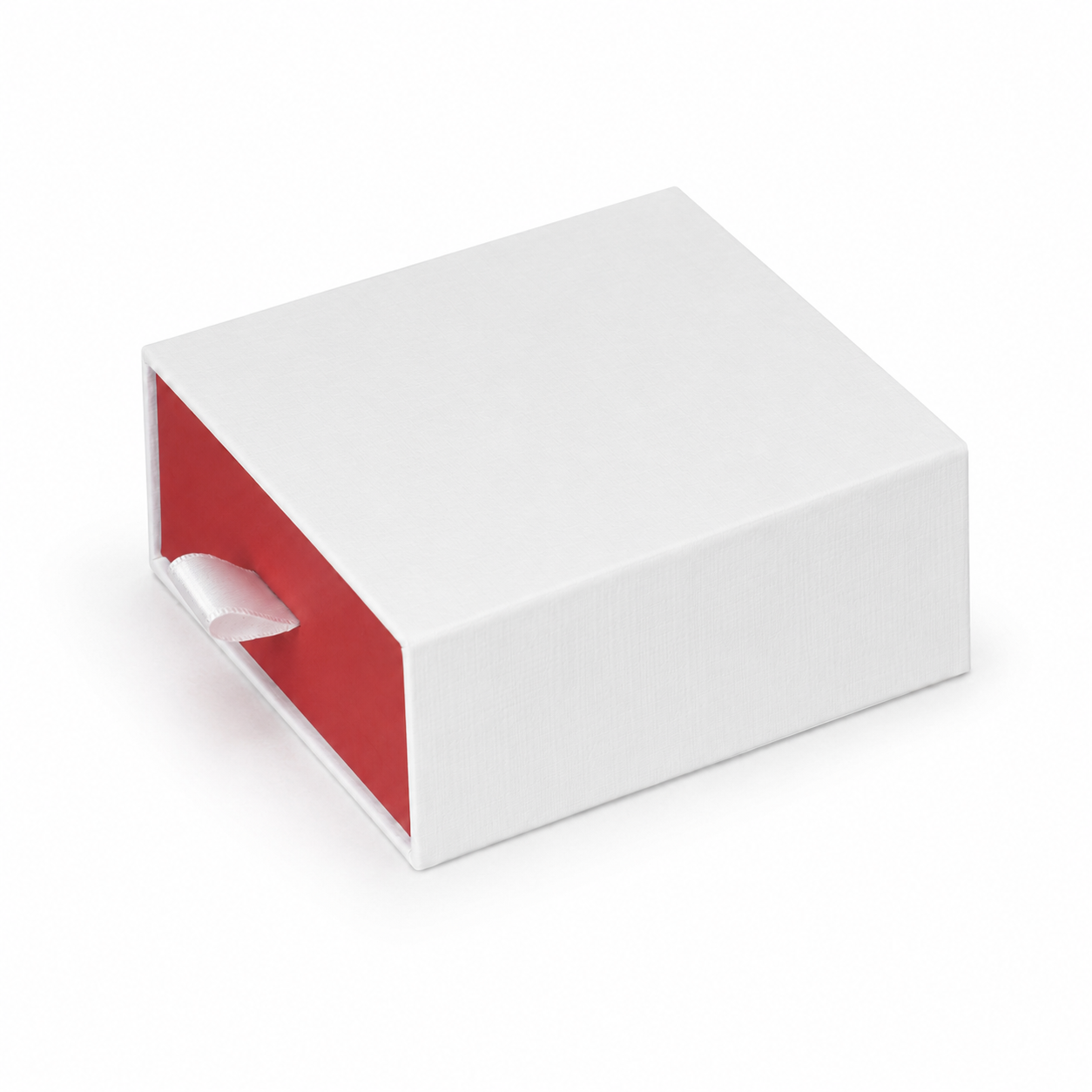 White & Red Drawer Jewelry Boxes – 24 Pack