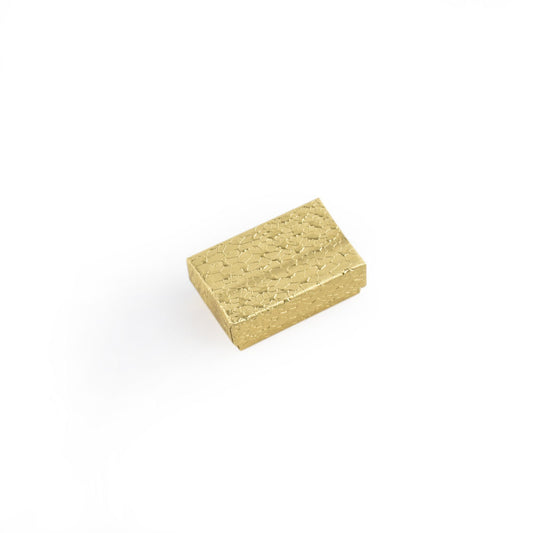 jewelry box - 100pcs Gold Cotton Boxes BX2810 open view