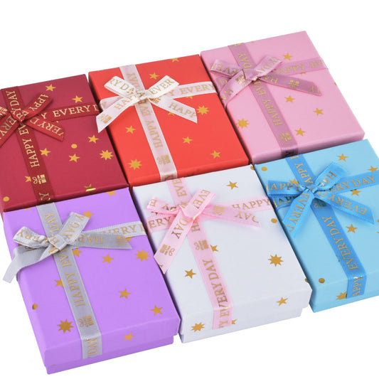 jewelry box - 12pcs Gold Boxes B15-34-MX4 front view