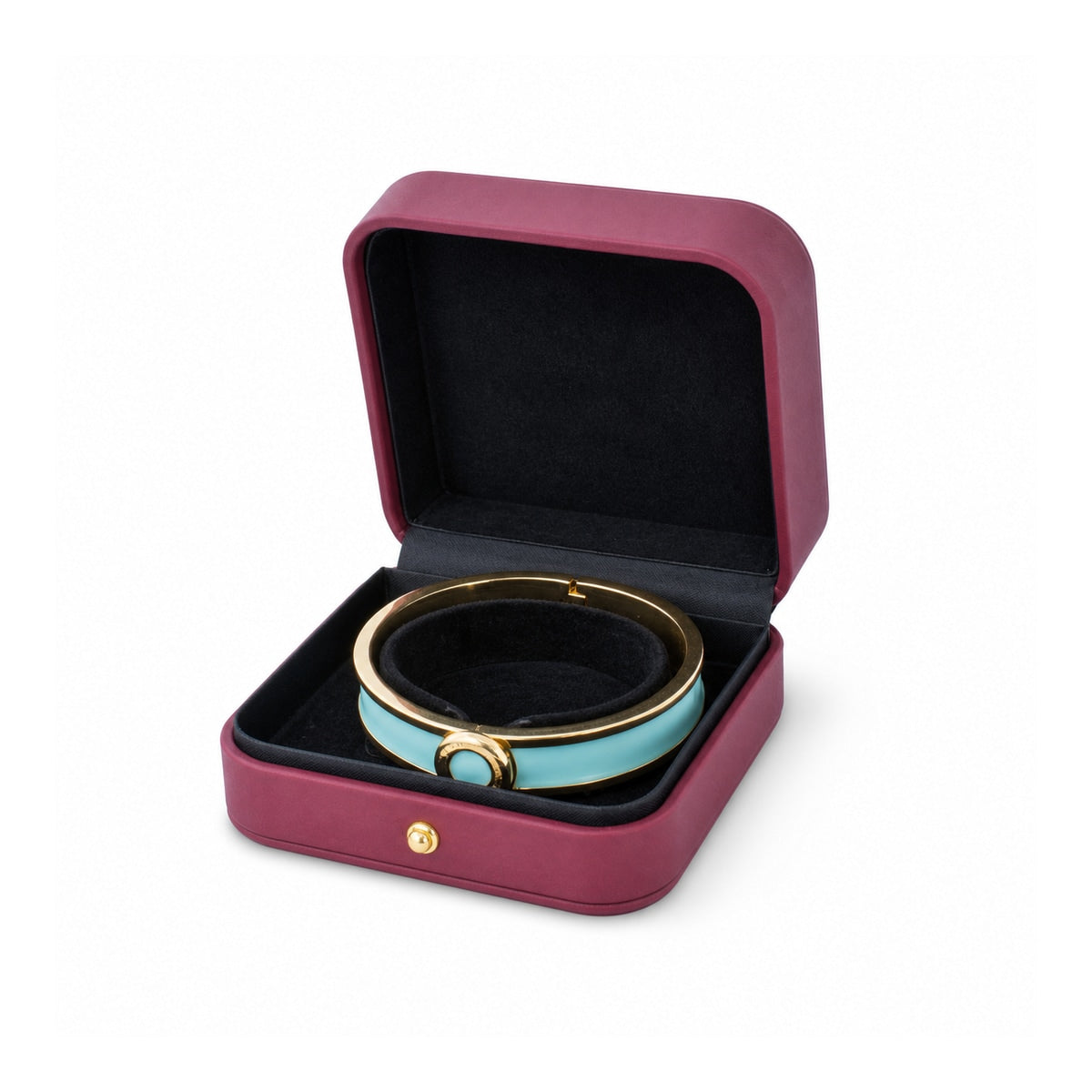 jewelry box - PU Box P12BA-MAG BK front view