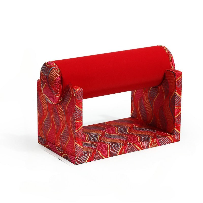 jewelry display - Red Gold Velvet Display Stand C00865 product view 08