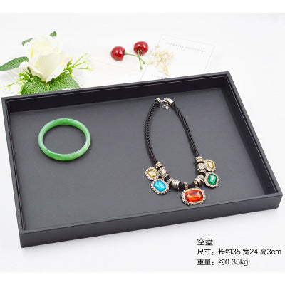 jewelry display tray - Black PU Leather Display Tray C00600 product view 07
