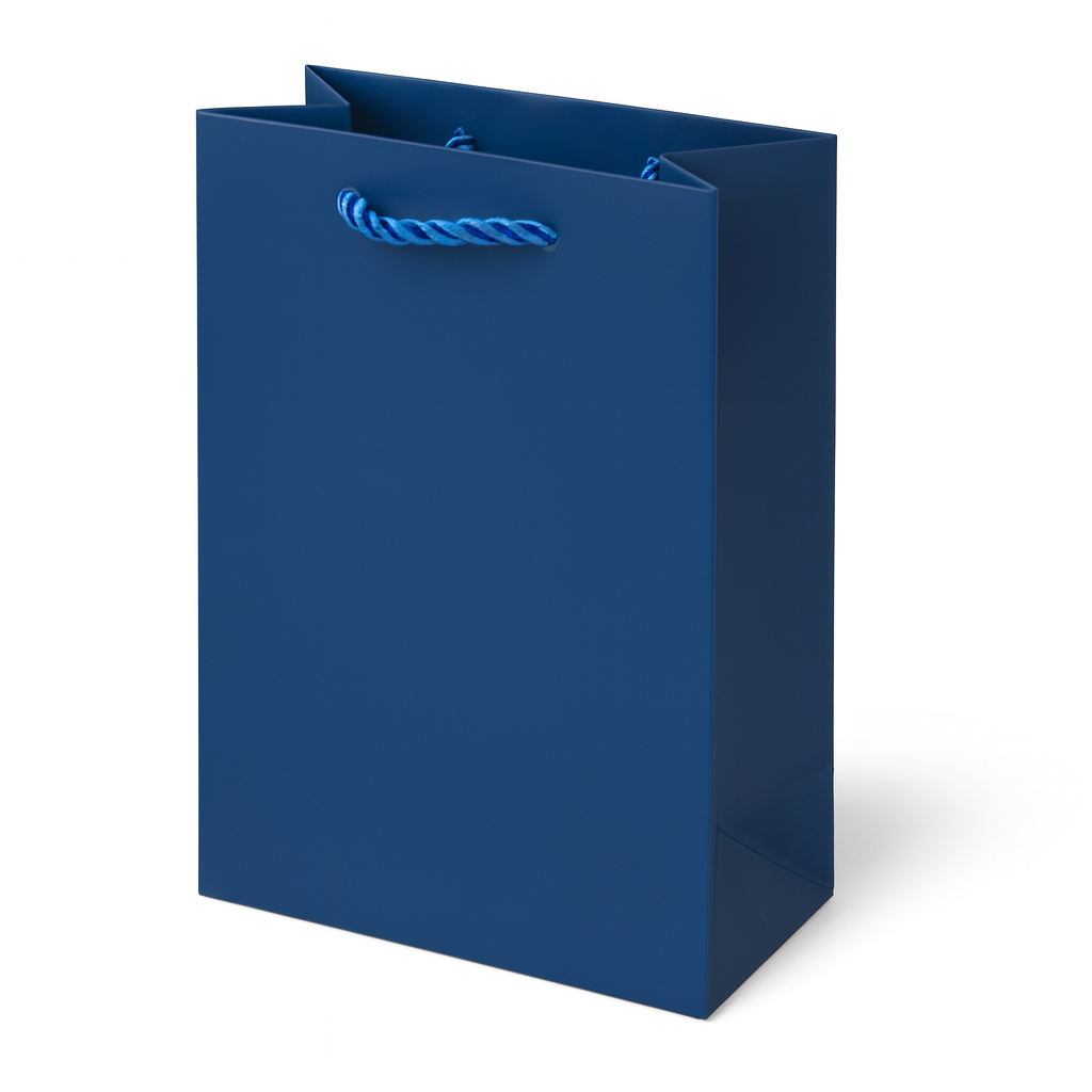 jewelry gift bags - 10-Pack Small Paper Gift Tote Bags with Rope Handles 4.25 2.25 6 in SB1645-BK product view 05