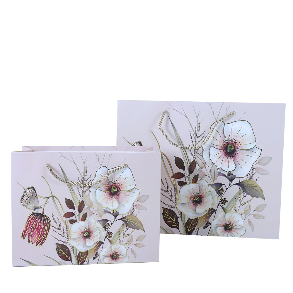 jewelry gift bags - 12 Green Paper Bags Bag SB07-P-X S product view 05