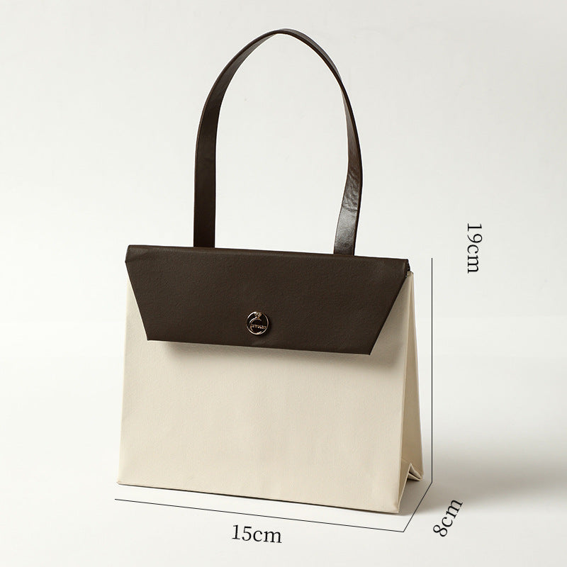 jewelry gift bags - Paper Bag Necklace Ring C00297 product view 17