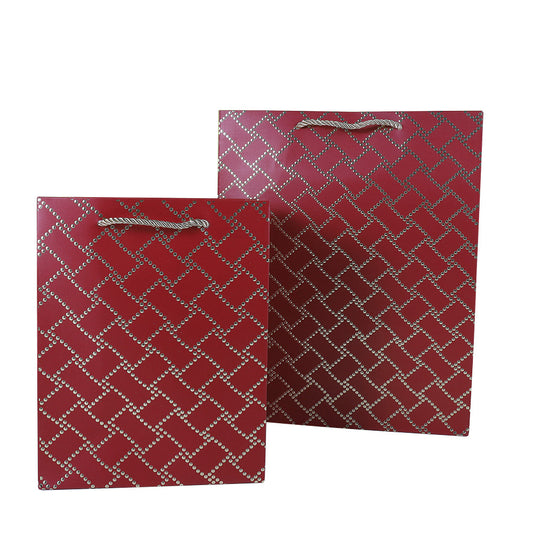 jewelry gift bags - 12 Paper Bags Bag SB06-P-X S open view