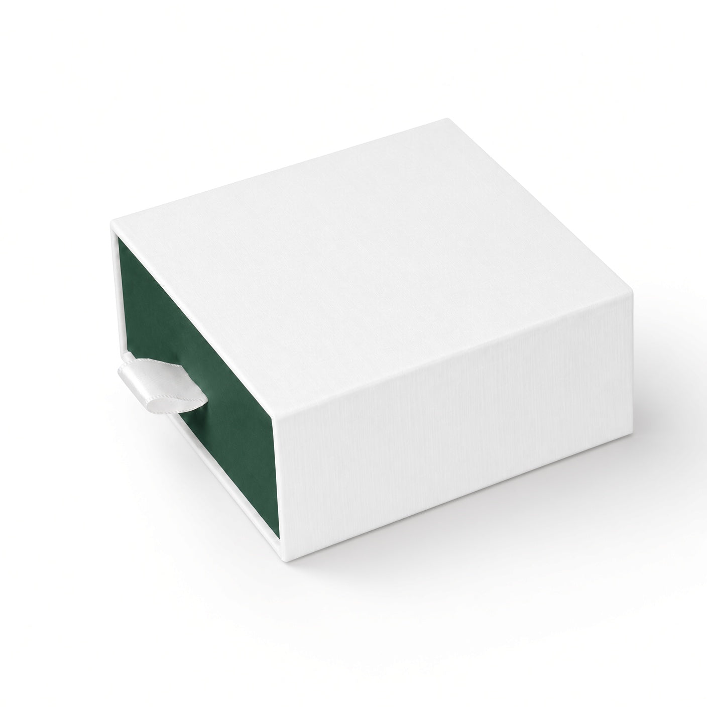 White & Green Drawer Jewelry Boxes – 24 Pack