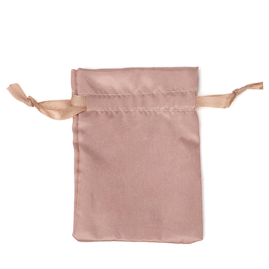 jewelry pouch - 50 Champagne Satin Pouch JP1534-C front view