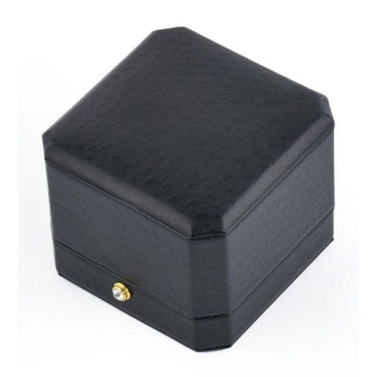 Black LB04R LED ring box side view on white background