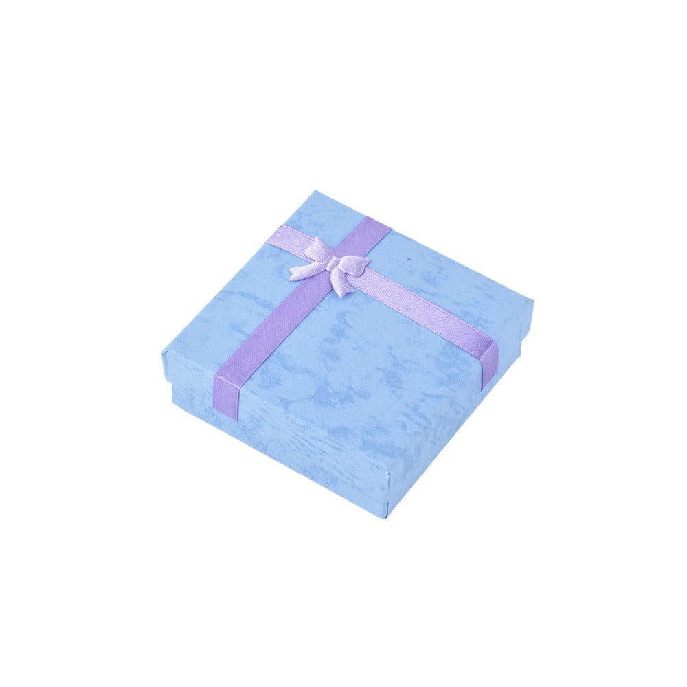 necklace box - 12pcs Blue Necklace Boxes B10-44-PB side view