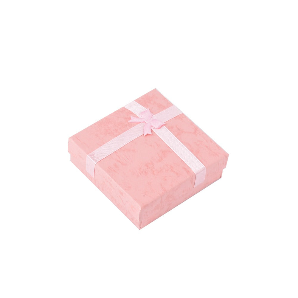 necklace box - 12pcs Pink Necklace Boxes B10-44-PEA side view