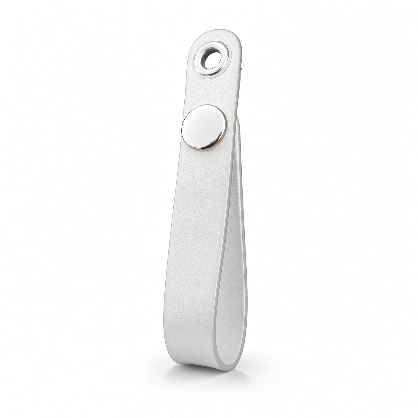 White Leather Chain Hangers – 10 Pack