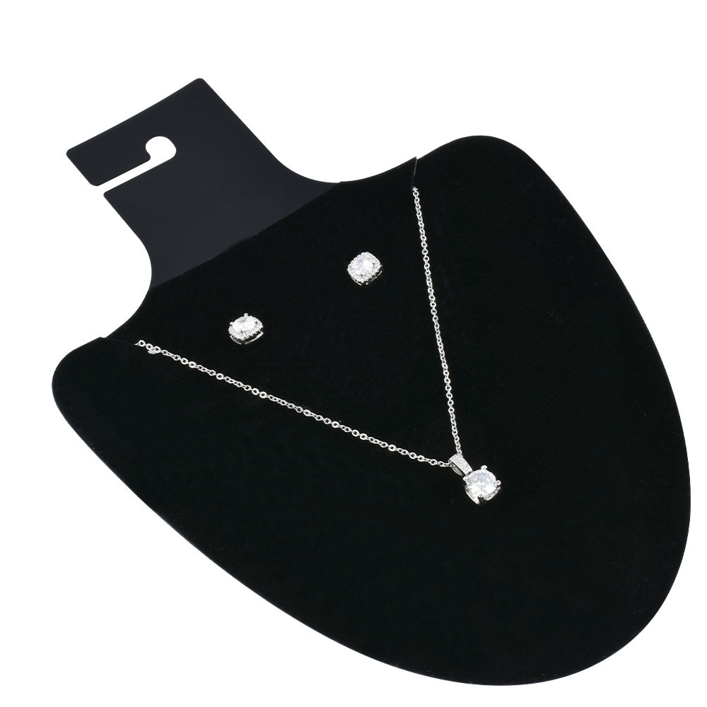 necklace display - 100 Black Gold Display Necklace Holder JC01-96-BK front view