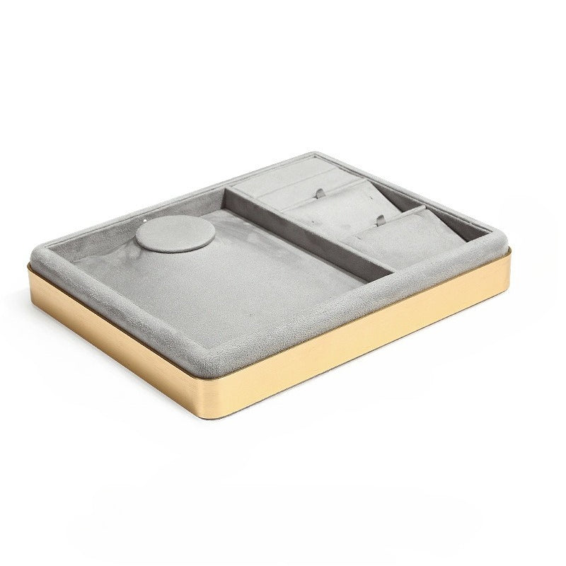 necklace display - Metal Display Tray Necklaces Rings C01372 detail view