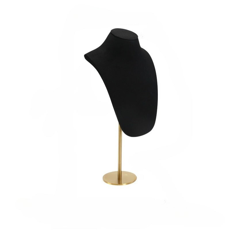 necklace display - Velvet Necklace Bust Display Stand C02599 product view 05