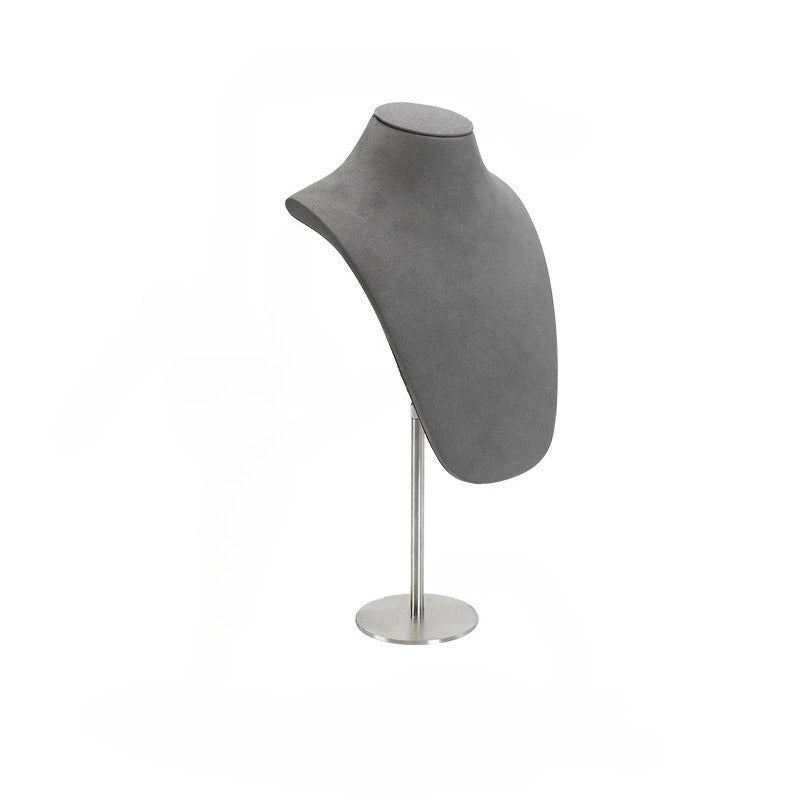 necklace display - Velvet Necklace Bust Display Stand C02599 product view 06