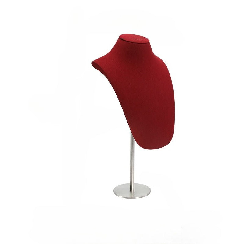 necklace display - Velvet Necklace Bust Display Stand C02599 product view 07