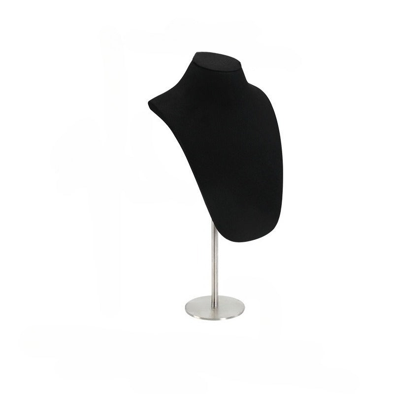 necklace display - Velvet Necklace Bust Display Stand C02599 product view 09