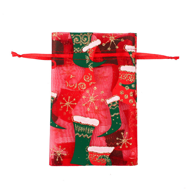 organza jewelry pouch - 50pcs Organza Bag Bags Pouches JP014-OG-A1 S detail view