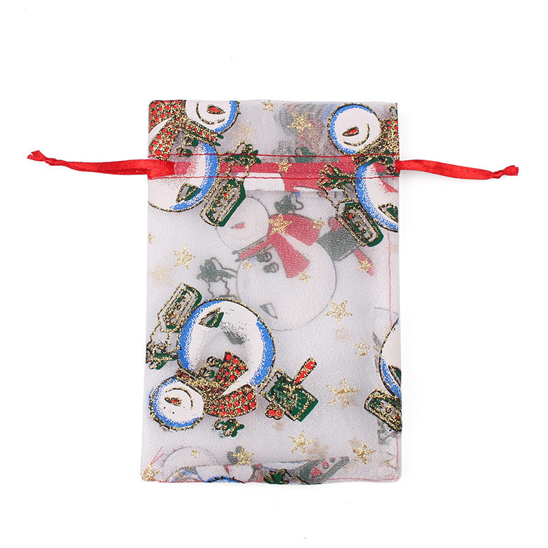 organza jewelry pouch - 50pcs Organza Bag Bags Pouches JP014-OG-A1 S product view 06