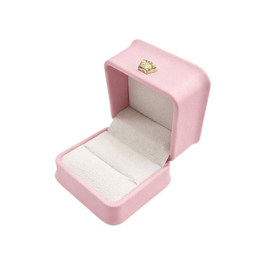 24pcs Pink White Ring Box - open ring box main view