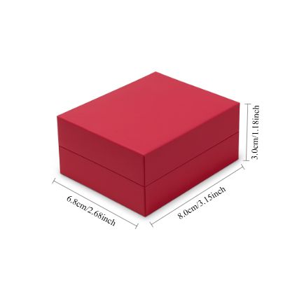 pendant box - 12pcs Red Pendant Boxes L066-P-R W open view