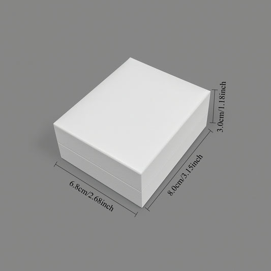 pendant box - 12pcs White Pendant Boxes L066-P-W GR open view