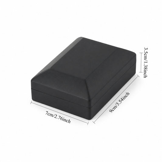pendant box - 12Pcs Black LED Pendant Box with Lighted Interior LB56P-BK-12Pcs open view
