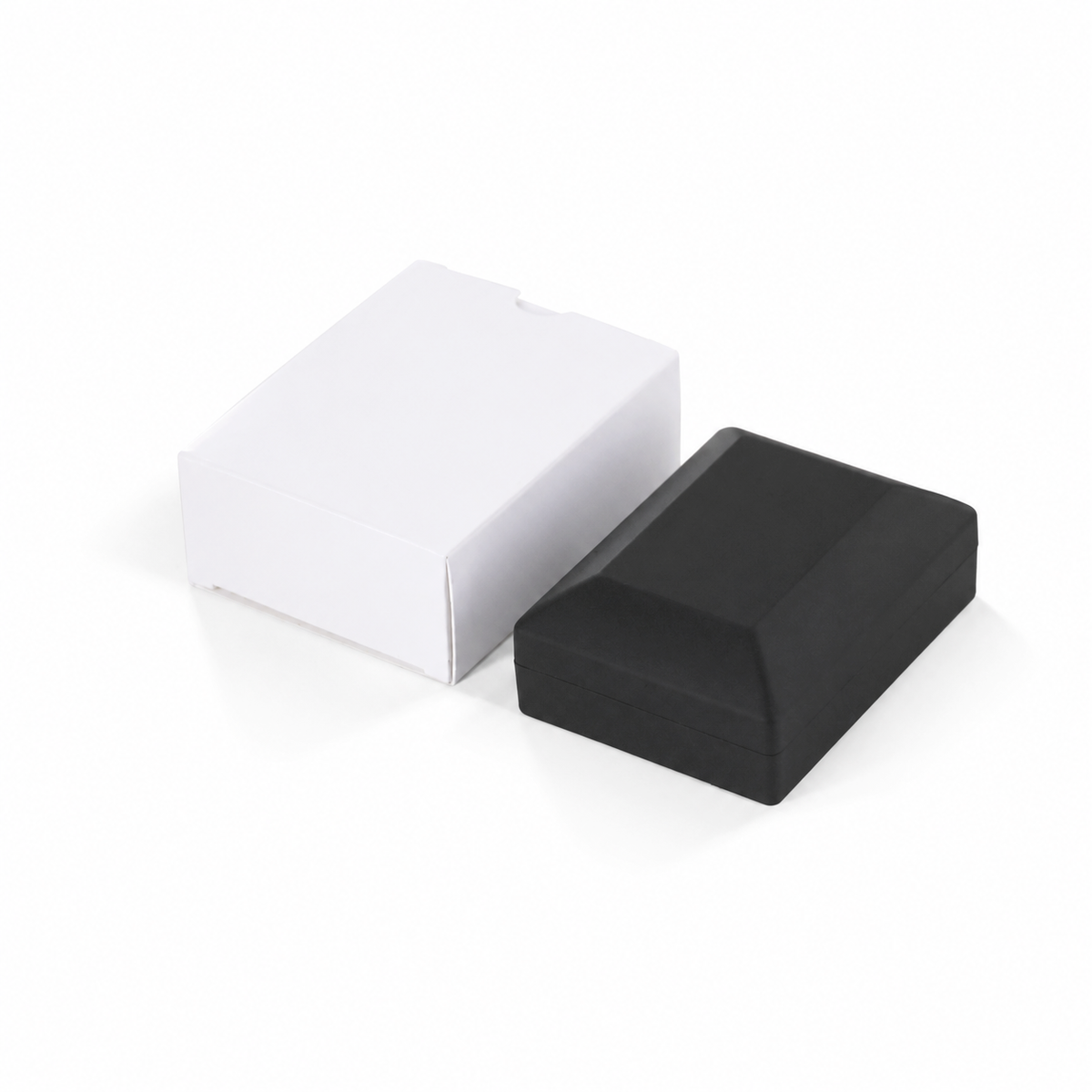 pendant box - 12Pcs Black LED Pendant Box with Lighted Interior LB56P-BK-12Pcs side view