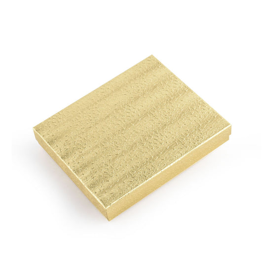 pendant box - 100pcs Gold Cotton Cardboard Boxes Pendant BX2865 open view