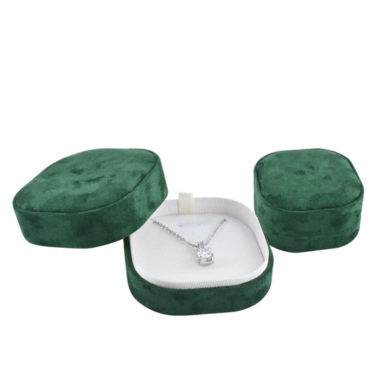 pendant box and necklace box - Pendant Necklace Box V16P-G W front view