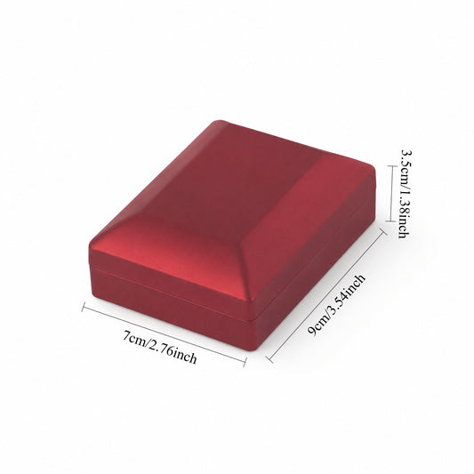 pendant box - 12Pcs Red LED Pendant Box with Black Display Interior LB56P-R-12Pcs open view