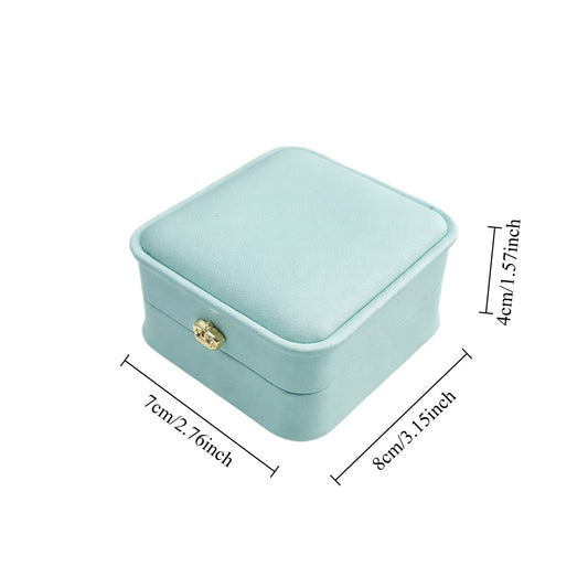 pendant box - 12 Blue Pendant Boxes P016-P1C-LB W open view