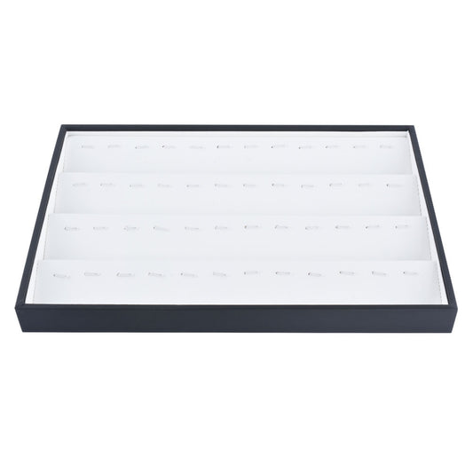 pendant display - White PU Pendant Tray Display T001-4P PU-W open view