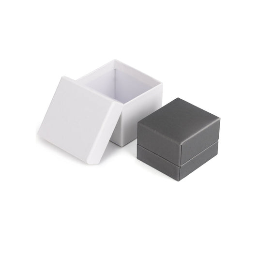 24pcs Gray PU Ring Boxes Display - product view 2