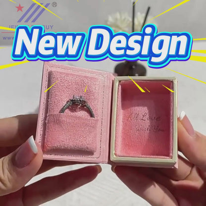 Retro Jewelry Book Shape Box