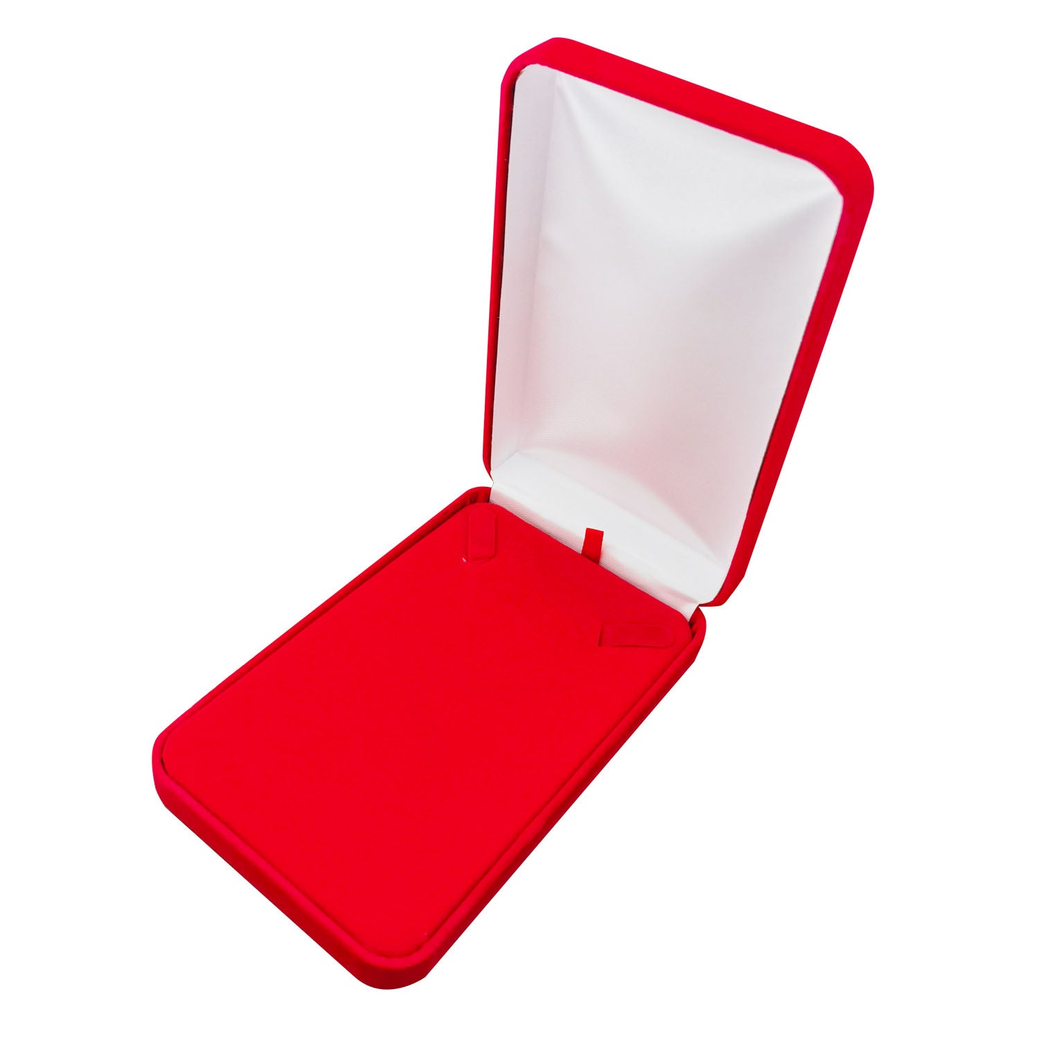Red Velvet Necklace Boxes, product view 3