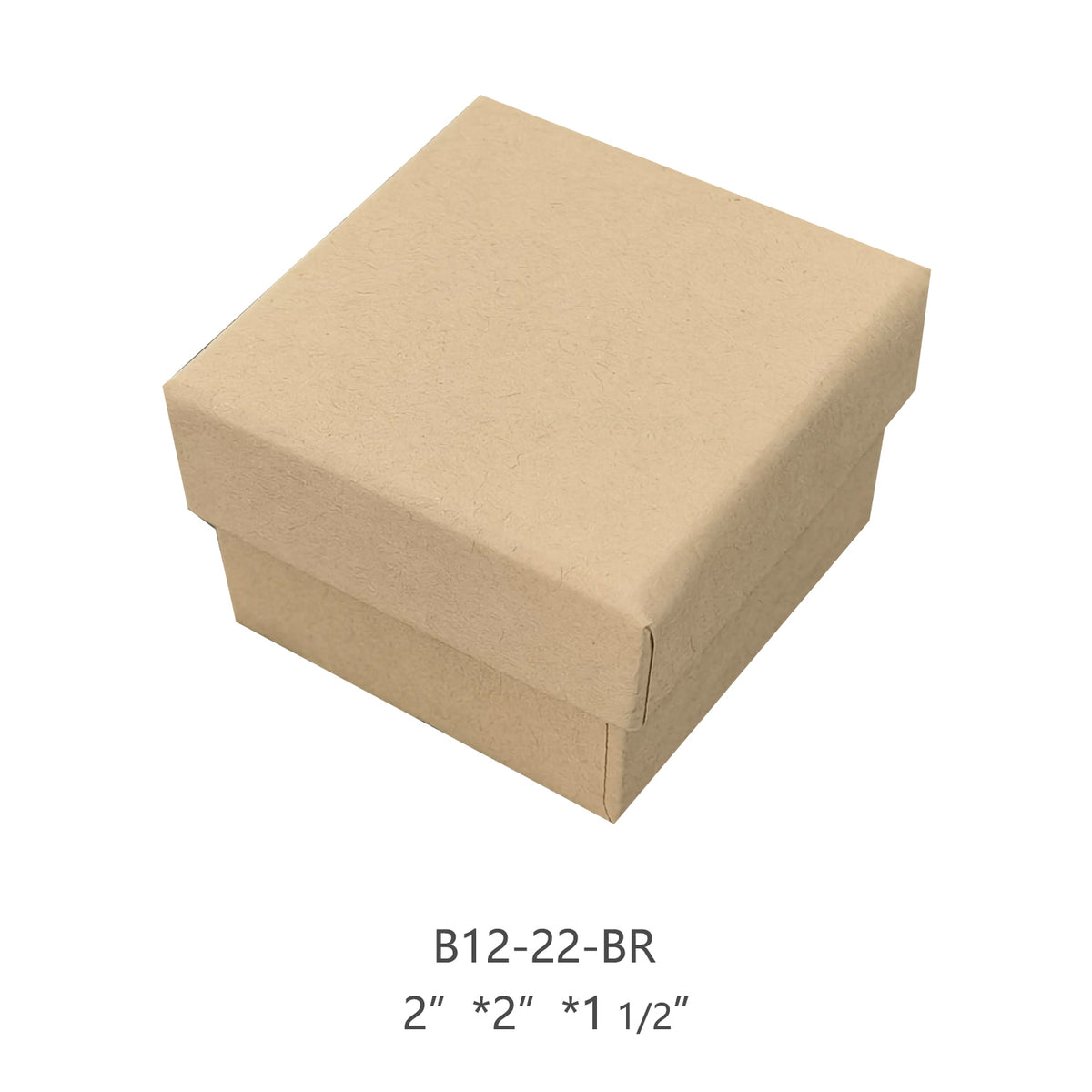 ring box - 24pcs Brown Ring Boxes B12-22-BR BK BR open view
