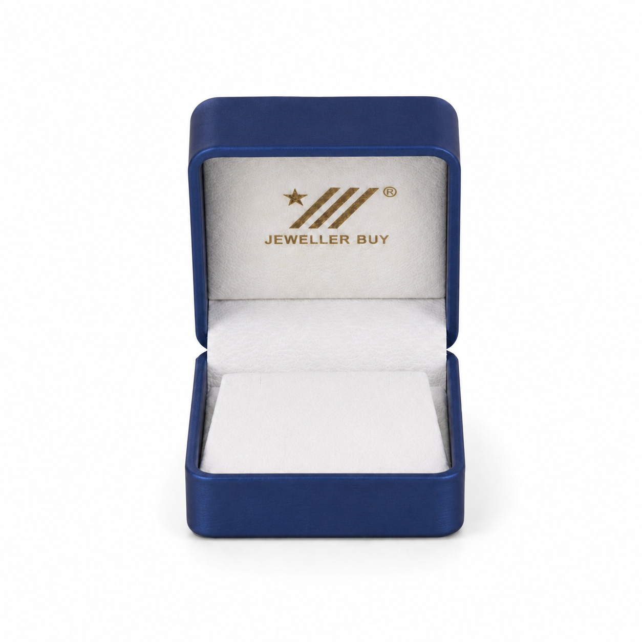 ring box - Blue PU Leather Ring Box 1-2 detail view