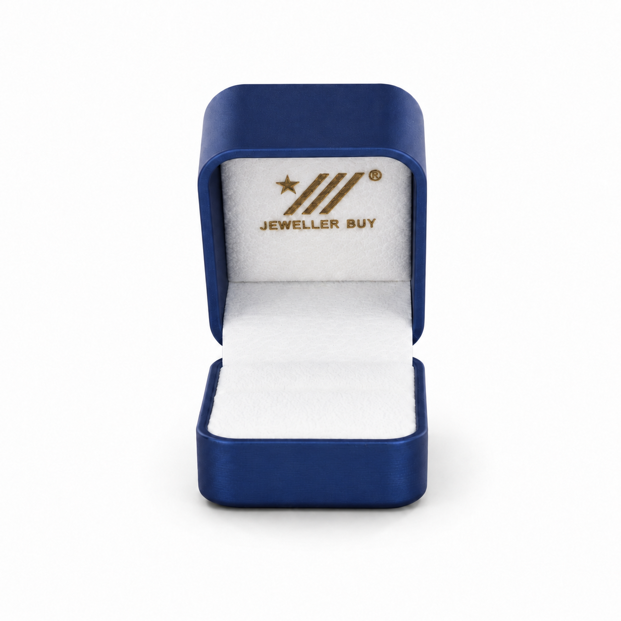 ring box - Blue PU Leather Ring Box 1-1 detail view