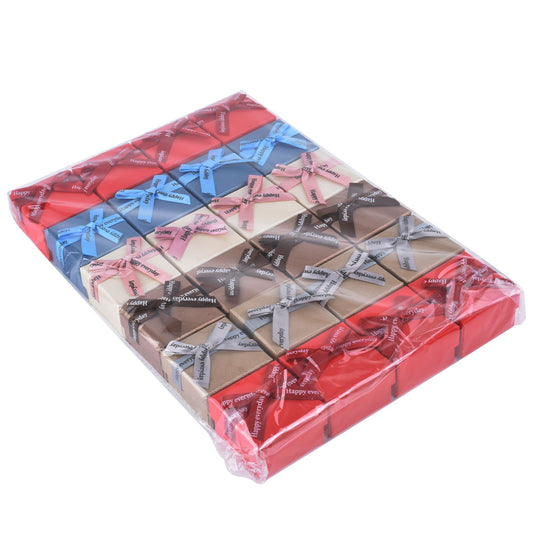 ring box - 24pcs Cardboard Ring Boxes B15-22-MX8 open view