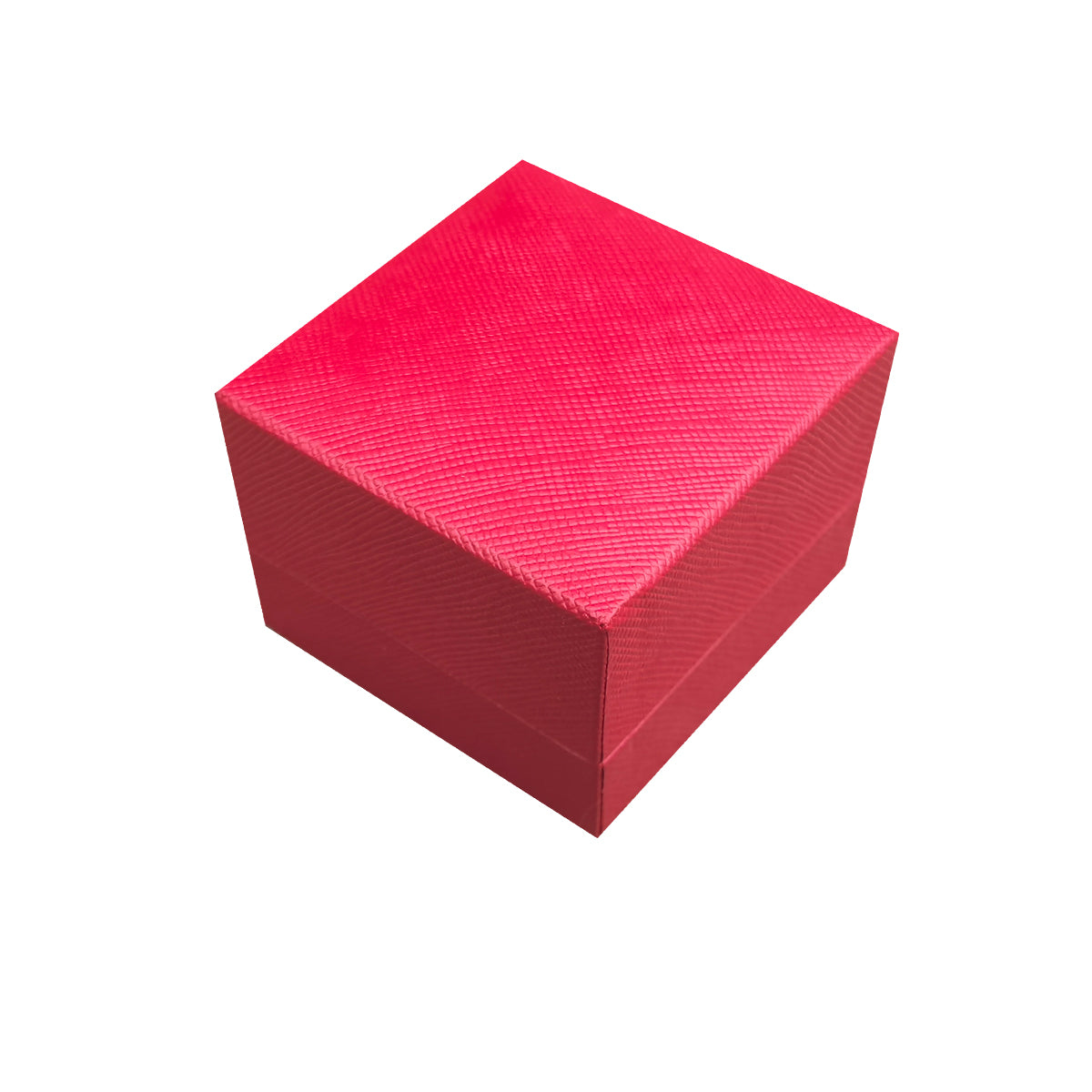 ring box and earring box - 25pcs Red Black Velvet Ring Box L029R-R side view
