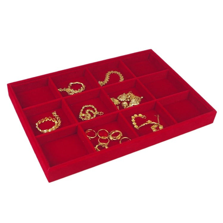 ring box and necklace box - Red Gold Tray Box Necklace Ring C00016 product view 11