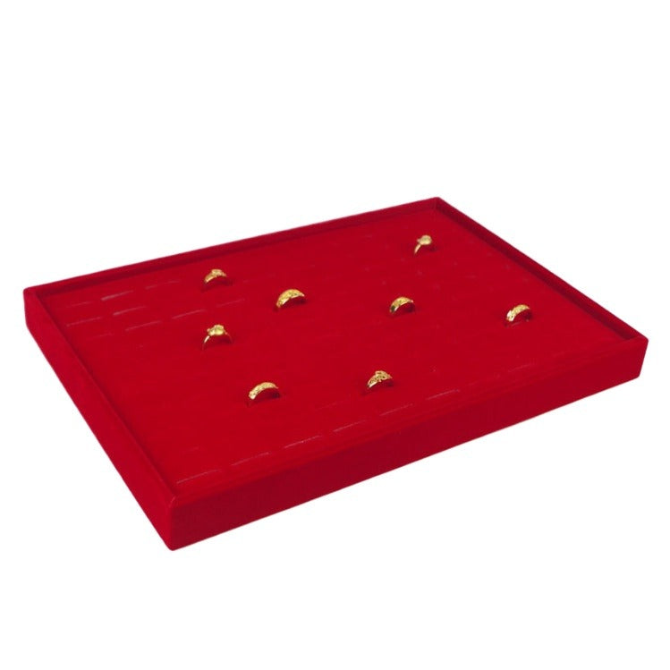 ring box and necklace box - Red Gold Tray Box Necklace Ring C00016 product view 16