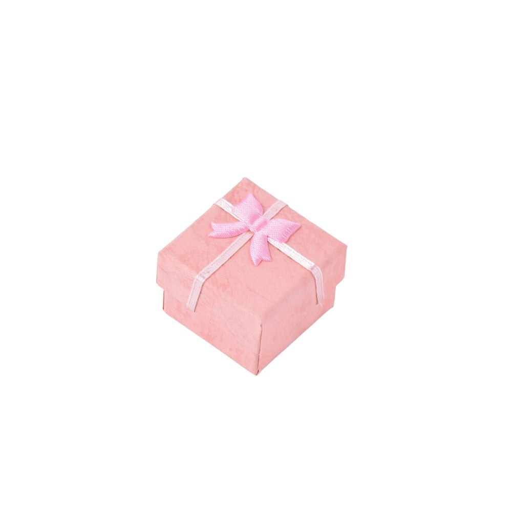 ring box - 24pcs Pink Ring Boxes B10-22-PEA detail view