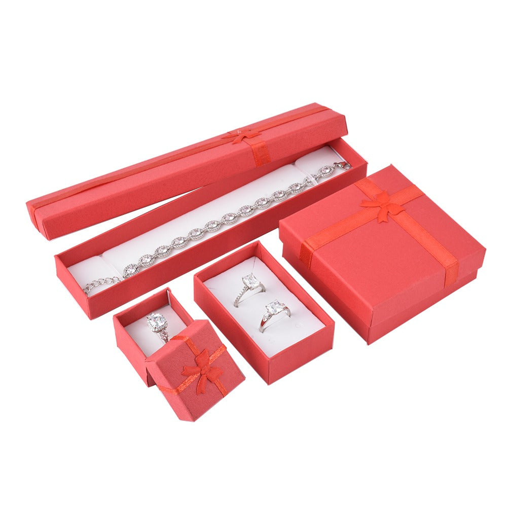 ring box - 24pcs Red Ring Boxes B10-22-R detail view