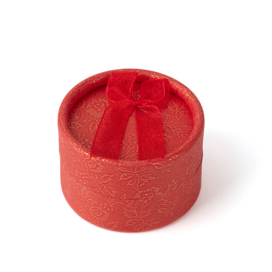 ring box - 30pcs Red Cardboard Organza Ring Boxes B1422-R W R open view